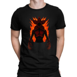 Demogorgon v2 - pro fanoušky seriálu Stranger Things - pánské tričko s potiskem
