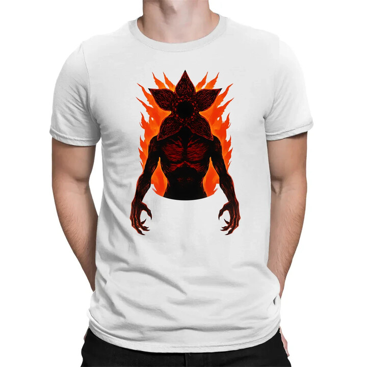Demogorgon v2 - pro fanoušky seriálu Stranger Things - pánské tričko s potiskem