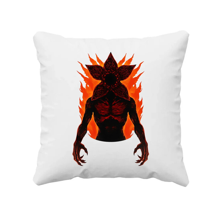 Demogorgon v2 - pro fanoušky seriálu Stranger Things - polštář s potiskem