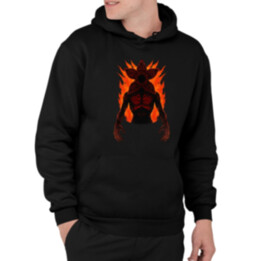Demogorgon v2 - pro fanoušky seriálu Stranger Things - pánská mikina s potiskem