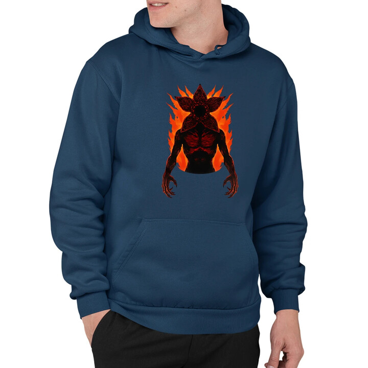 Demogorgon v2 - pro fanoušky seriálu Stranger Things - pánská mikina s potiskem