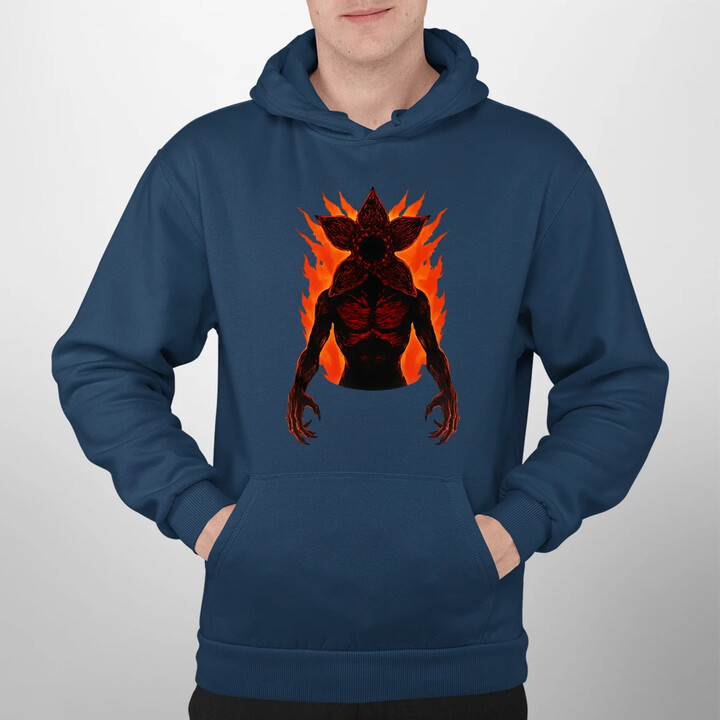 Demogorgon v2 - pro fanoušky seriálu Stranger Things - pánská mikina s potiskem