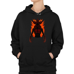 Demogorgon v2 - pro fanoušky seriálu Stranger Things - dámská mikina s potiskem
