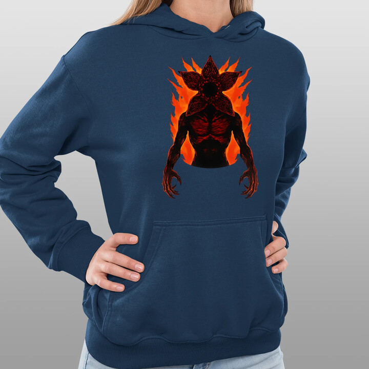 Demogorgon v2 - pro fanoušky seriálu Stranger Things - dámská mikina s potiskem