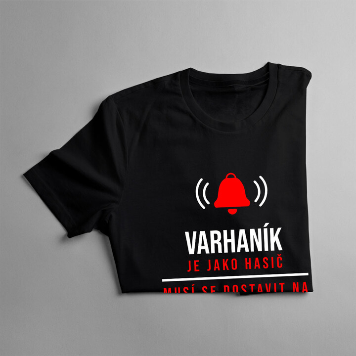 Varhaník je jako hasič - pánské tričko s potiskem
