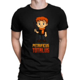 Petrificus Totalus - Ron Weasley - pánské tričko s potiskem pro fanoušky série Harry Potter