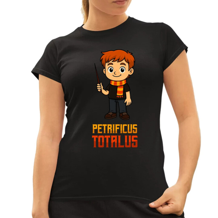 Petrificus Totalus - Ron Weasley  - dámské tričko s potiskem pro fanoušky série Harry Potter