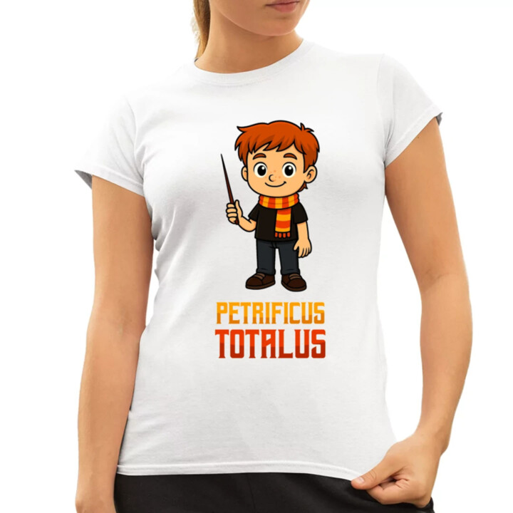 Petrificus Totalus - Ron Weasley  - dámské tričko s potiskem pro fanoušky série Harry Potter