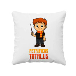 Petrificus Totalus - Ron Weasley - polštář s potiskem pro fanoušky série Harry Potter