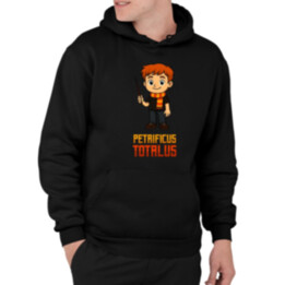 Petrificus Totalus - Ron Weasley - pánská mikina s potiskem pro fanoušky série Harry Potter