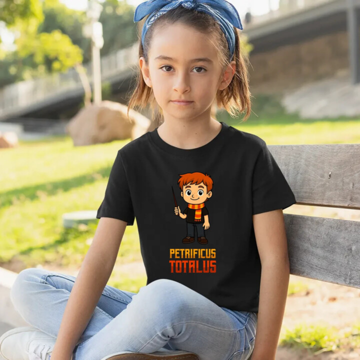 Petrificus Totalus - Ron Weasley - dětské tričko s potiskem pro fanoušky série Harry Potter