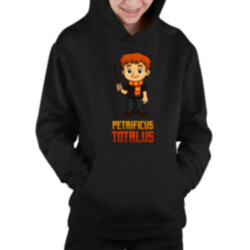 Petrificus Totalus - Ron Weasley - dětská mikina s kapucí pro fanoušky série Harry Potter