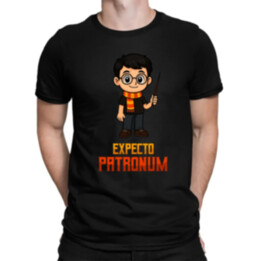 Expecto Patronum - Harry Potter - pánské tričko s potiskem pro fanoušky série Harry Potter