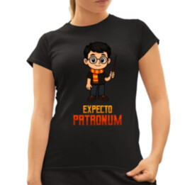 Expecto Patronum - Harry Potter  - dámské tričko s potiskem pro fanoušky série Harry Potter