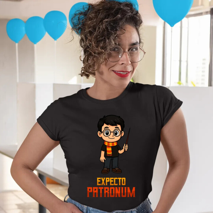 Expecto Patronum - Harry Potter  - dámské tričko s potiskem pro fanoušky série Harry Potter