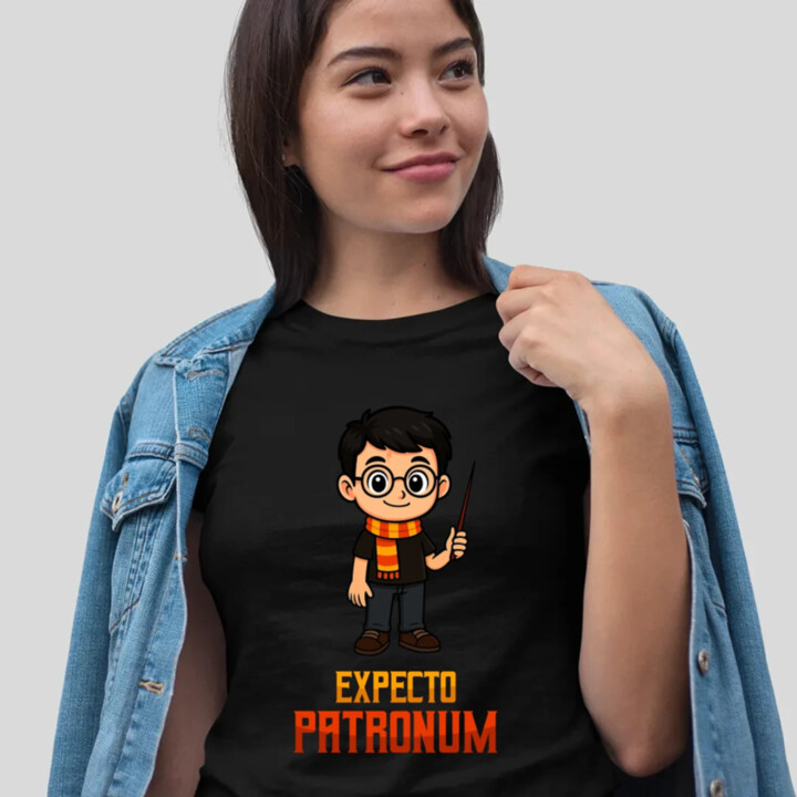 Expecto Patronum - Harry Potter  - dámské tričko s potiskem pro fanoušky série Harry Potter
