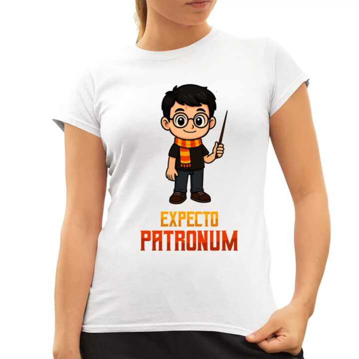 Expecto Patronum - Harry Potter  - dámské tričko s potiskem pro fanoušky série Harry Potter