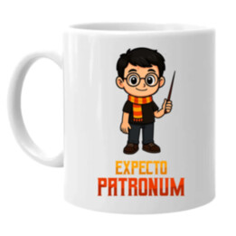 Expecto Patronum - Harry Potter - hrnek s potiskem pro fanoušky série Harry Potter