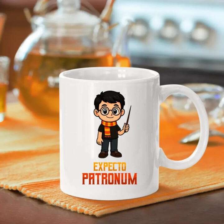Expecto Patronum - Harry Potter - hrnek s potiskem pro fanoušky série Harry Potter