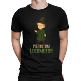 Piertotum Locomotor - Minerwa McGonagall - pánské tričko s potiskem pro fanoušky série Harry Potter