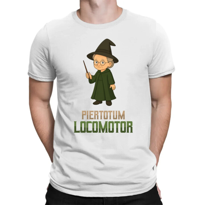 Piertotum Locomotor - Minerwa McGonagall - pánské tričko s potiskem pro fanoušky série Harry Potter