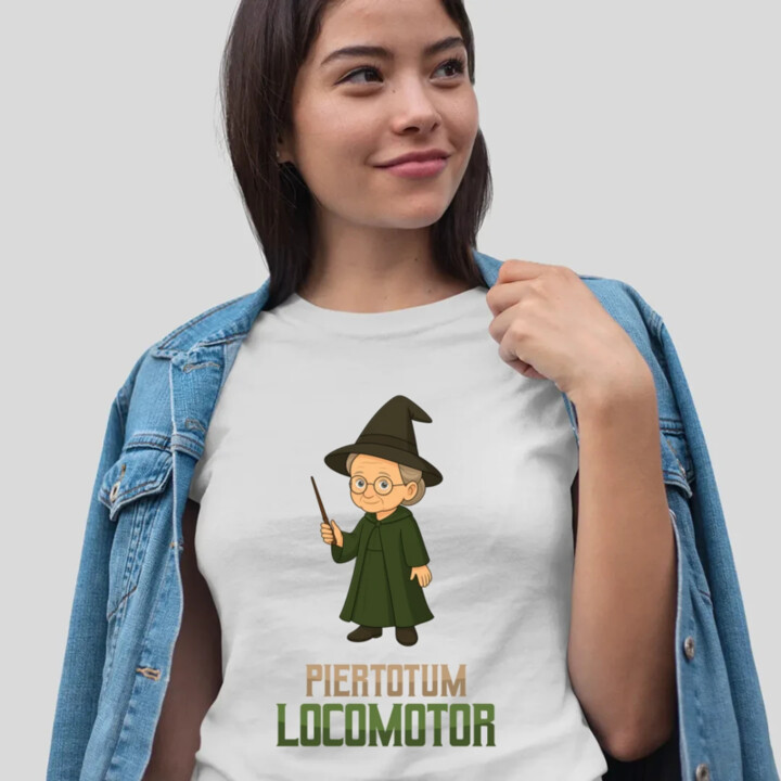 Piertotum Locomotor - Minerwa McGonagall  - dámské tričko s potiskem pro fanoušky série Harry Potter