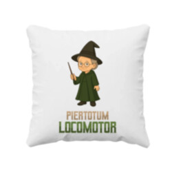 Piertotum Locomotor - Minerwa McGonagall - polštář s potiskem pro fanoušky série Harry Potter