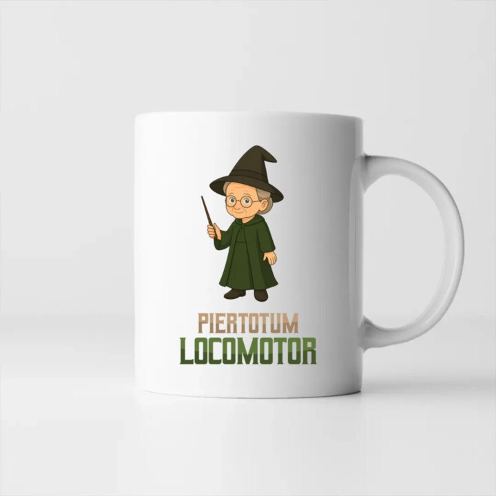 Piertotum Locomotor - Minerwa McGonagall - hrnek s potiskem pro fanoušky série Harry Potter