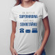 Na co ti je superhrdina, když máš sekretářku - dámské tričko s potiskem