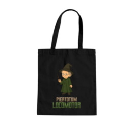 Piertotum Locomotor - Minerwa McGonagall - taška s potiskem pro fanoušky série Harry Potter