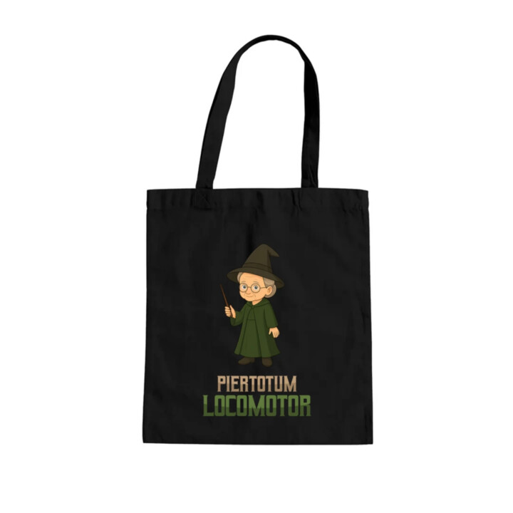 Piertotum Locomotor - Minerwa McGonagall - taška s potiskem pro fanoušky série Harry Potter