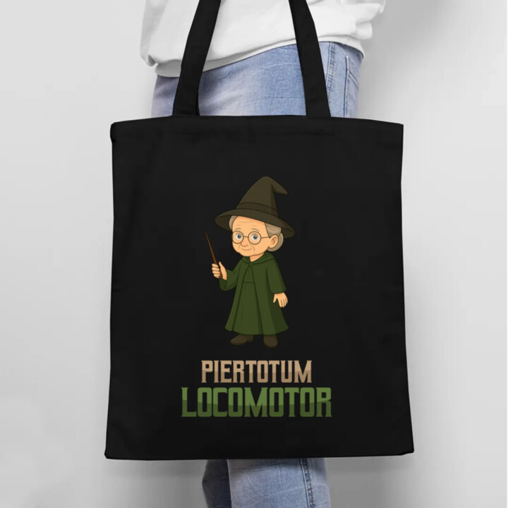Piertotum Locomotor - Minerwa McGonagall - taška s potiskem pro fanoušky série Harry Potter