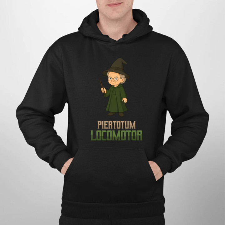 Piertotum Locomotor - Minerwa McGonagall - pánská mikina s potiskem pro fanoušky série Harry Potter