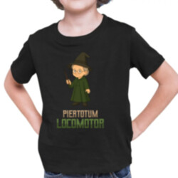 Piertotum Locomotor - Minerwa McGonagall - dětské tričko s potiskem pro fanoušky série Harry Potter