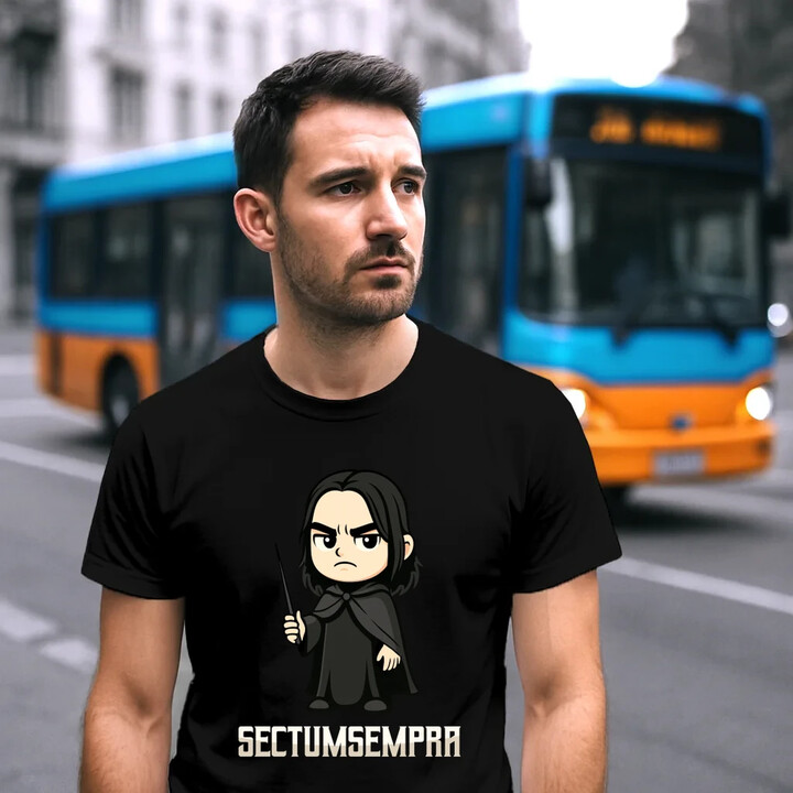 Sectumsempra - Severus Snape - pánské tričko s potiskem pro fanoušky série Harry Potter