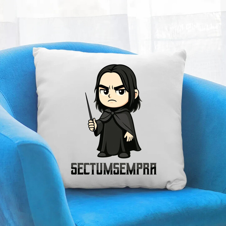 Sectumsempra - Severus Snape - polštář s potiskem pro fanoušky série Harry Potter