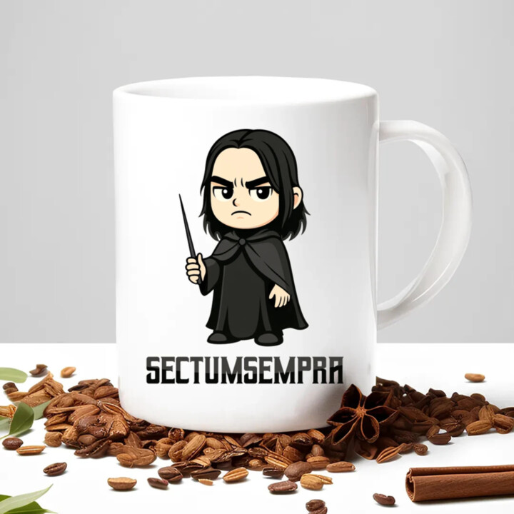 Sectumsempra - Severus Snape - hrnek s potiskem pro fanoušky série Harry Potter