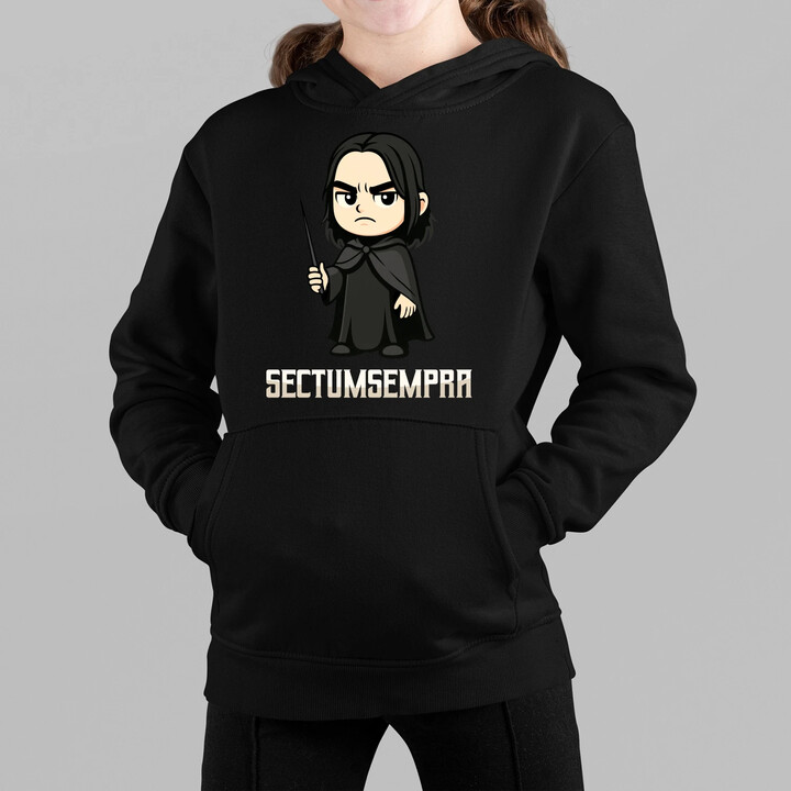 Sectumsempra - Severus Snape - dětská mikina s kapucí pro fanoušky série Harry Potter
