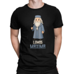 Lumos Maxima - Albus Dumbledore - pánské tričko s potiskem pro fanoušky série Harry Potter