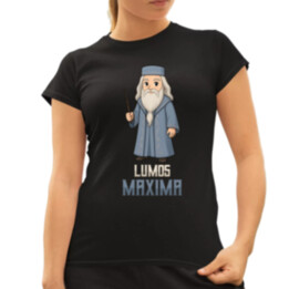 Lumos Maxima - Albus Dumbledore  - dámské tričko s potiskem pro fanoušky série Harry Potter