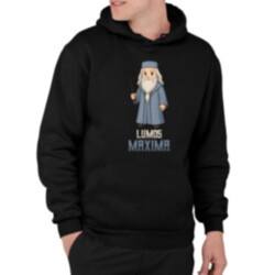 Lumos Maxima - Albus Dumbledore - pánská mikina s potiskem pro fanoušky série Harry Potter
