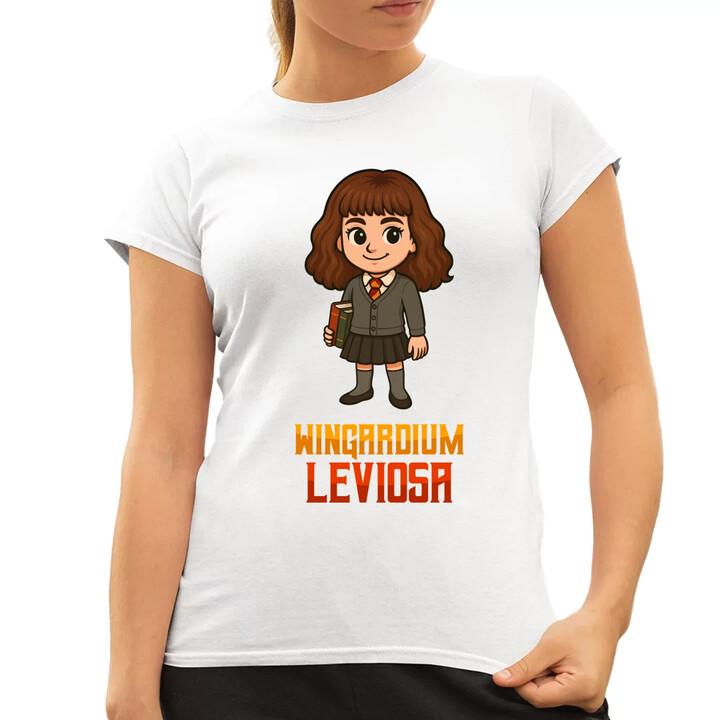 Wingardium Leviosa - Hermiona Granger  - dámské tričko s potiskem pro fanoušky série Harry Potter