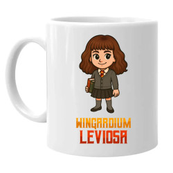 Wingardium Leviosa - Hermiona Granger - hrnek s potiskem pro fanoušky série Harry Potter
