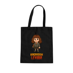 Wingardium Leviosa - Hermiona Granger - taška s potiskem pro fanoušky série Harry Potter