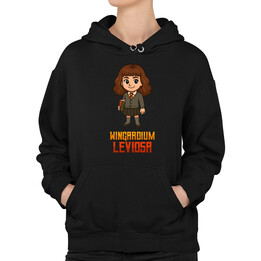 Wingardium Leviosa - Hermiona Granger - dámská mikina s potiskem pro fanoušky série Harry Potter