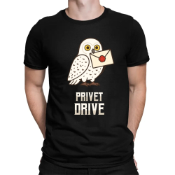 Privet Drive - Hedwiga - pánské tričko s potiskem pro fanoušky série Harry Potter