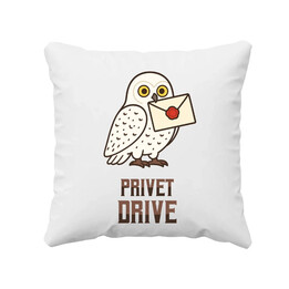 Privet Drive - Hedwiga - polštář s potiskem pro fanoušky série Harry Potter