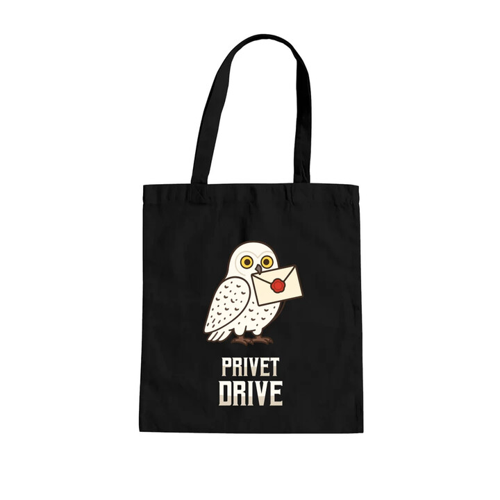 Privet Drive - Hedwiga - taška s potiskem pro fanoušky série Harry Potter pro fanoušky série Harry Potter