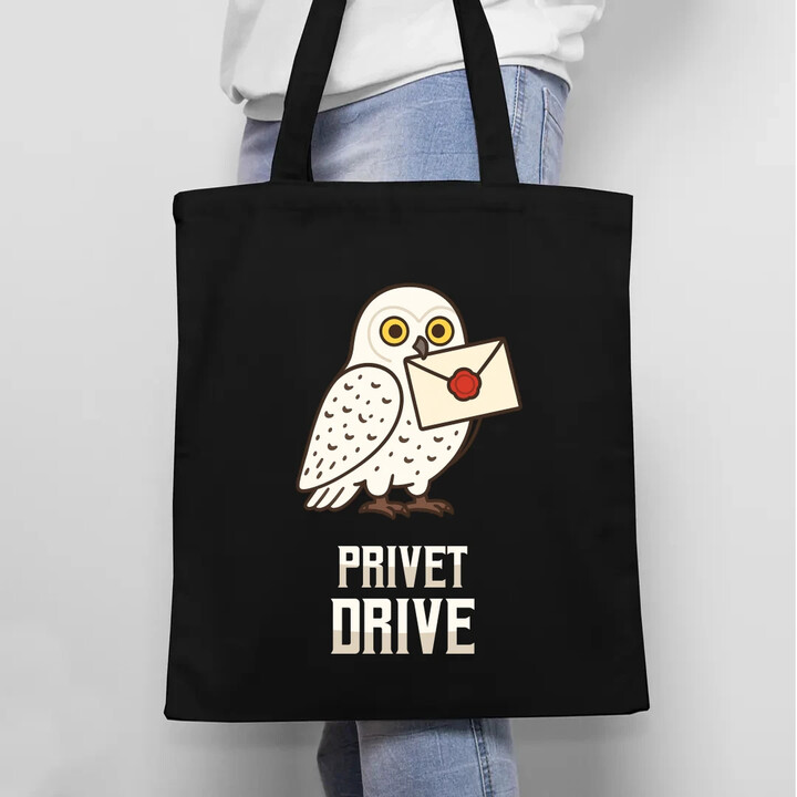 Privet Drive - Hedwiga - taška s potiskem pro fanoušky série Harry Potter pro fanoušky série Harry Potter