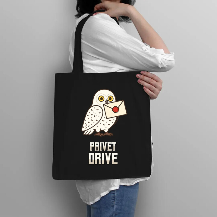 Privet Drive - Hedwiga - taška s potiskem pro fanoušky série Harry Potter pro fanoušky série Harry Potter